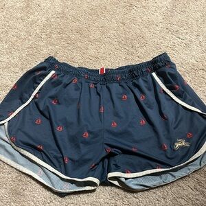 Tracksmith Nautical sailboat shorts